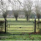 Traditional parkland gates