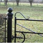 Traditional parkland gates